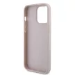 Guess GUHCP15XP4TDPP iPhone 15 Pro Max 6.7" rózsaszín/rózsaszín keménytok bőr 4G Diamond Triangle