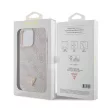 Guess GUHCP15XP4TDPP iPhone 15 Pro Max 6.7" rózsaszín/rózsaszín keménytok bőr 4G Diamond Triangle