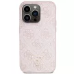 Guess GUHCP15XP4TDSCPP iPhone 15 Pro Max 6.7" hátlap, tok Crossbody 4G Metal Logo, rózsaszín