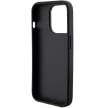 Guess Grip Stand 4G Saffiano Strass hátlap, tok iPhone 15 Pro Max, fekete