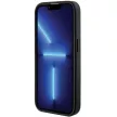 Guess Grip Stand 4G Saffiano Strass hátlap, tok iPhone 15 Pro Max, fekete