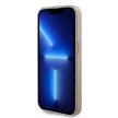 Guess iPhone 15 Pro Max PU 4G Strass Metal Logo (GUHCP15XPS4DGPD) hátlap, tok, arany
