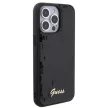 Guess Sequin Script Metal hátlap, tok iPhone 15 Pro Max, fekete