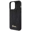 Guess Sequin Script Metal hátlap, tok iPhone 15 Pro Max, fekete