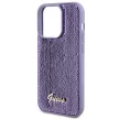 Guess Sequin Script Metal hátlap, tok iPhone 15 Pro Max, lila