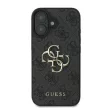 Guess GUHCP16L4GMGGR iPhone 16 Pro 6.3" fekete/barna keménytok 4G nagy logóval