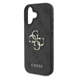 Guess GUHCP16L4GMGGR iPhone 16 Pro 6.3" fekete/barna keménytok 4G nagy logóval