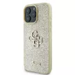 Guess GUHCP16LHG4SGD iPhone 16 Pro 6.3" złoty/gold keménytok Fixed Glitter Big 4G