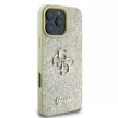 Guess GUHCP16LHG4SGD iPhone 16 Pro 6.3" złoty/gold keménytok Fixed Glitter Big 4G