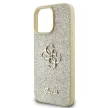 Guess GUHCP16LHG4SGD iPhone 16 Pro 6.3" złoty/gold keménytok Fixed Glitter Big 4G