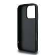 Guess GUHCP16LPSQQSQSK iPhone 16 Pro 6.3" fekete keménytok steppelt fém logóval