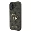 Guess GUHCP16S4GMGBR iPhone 16 6.1" brązowy/barna keménytok 4G nagy logó