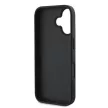 Guess GUHCP16S4GMGGR iPhone 16 6.1" fekete/barna keménytok 4G nagy logóval