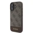 Guess GUHCP16SG4GLBR iPhone 16 6.1" brązowy/barna keménytok 4G Bottom Stripe iPhone 16 6,1