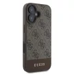 Guess GUHCP16SG4GLBR iPhone 16 6.1" brązowy/barna keménytok 4G Bottom Stripe iPhone 16 6,1