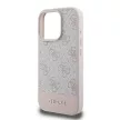 Guess 4G Bottom Stripe GUHCP16XG4GLPI iPhone 16 Pro Max 6.9" hátlap, tok, rózsaszín