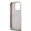Guess Leather 4G Triangle Strass Magsafe GUHCP16XP4TDPP iPhone 16 Pro Max 6.1" hátlap, tok, rózsaszín