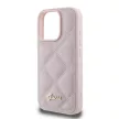 Guess PU Leather Quilted GUHCP16XPSQQSQSP iPhone 16 Pro Max 6.9" hátlap, tok, rózsaszín