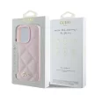 Guess PU Leather Quilted GUHCP16XPSQQSQSP iPhone 16 Pro Max 6.9" hátlap, tok, rózsaszín