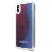 Guess Glow in The Dark iPhone X/Xs világító (GUHCPXGLCRE) hátlap, tok, kék