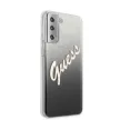 Guess Samsung Galaxy S21 Plus Vintage Glitter Gradient (GUHCS21MPCUGLSBK) hátlap, tok, fekete