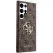 Guess GUHCS24LGF4GGR 4G Big Metal Logo hátlap, tok Samsung Galaxy S24 Ultra, barna