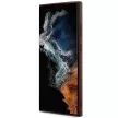 Guess GUHCS24LGF4GGR 4G Big Metal Logo hátlap, tok Samsung Galaxy S24 Ultra, barna