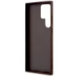 Guess GUHCS24LGF4GGR 4G Big Metal Logo hátlap, tok Samsung Galaxy S24 Ultra, barna