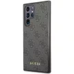 Guess Samsung Galaxy S24 Ultra Croco Triangle Metal Logo (GUHCS24LG4GFGR) hátlap, tok, fekete