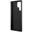 Guess Samsung Galaxy S24 Ultra Croco Triangle Metal Logo (GUHCS24LG4GFGR) hátlap, tok, fekete