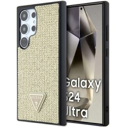   Guess Samsung Galaxy S24 Ultra Rhinestone Triangle (GUHCS24LHDGPPD) hátlap, tok, arany