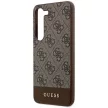 Guess GUHCS24MG4GLBR 4G Stripe Collection hátlap, tok Samsung Galaxy S24 Plus, barna