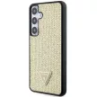 Guess GUHCS24MHDGPPD Rhinestone Triangle hátlap, tok Samsung Galaxy S24 Plus, arany