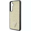 Guess GUHCS24MHDGPPD Rhinestone Triangle hátlap, tok Samsung Galaxy S24 Plus, arany