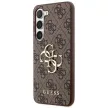 Guess 4G Big Metal Logo hátlap, tok Samsung Galaxy S24 GUHCS24S4GMGBR, barna