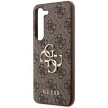 Guess 4G Big Metal Logo hátlap, tok Samsung Galaxy S24 GUHCS24S4GMGBR, barna
