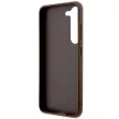 Guess 4G Big Metal Logo hátlap, tok Samsung Galaxy S24 GUHCS24S4GMGBR, barna