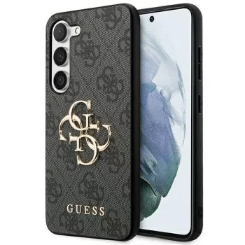   Guess 4G Big Metal Logo hátlap, tok Samsung Galaxy S24 GUHCS24S4GMGGR, fekete