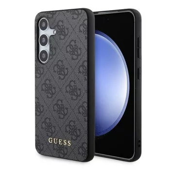   Guess GUHCS24SG4GFGR 4G Metal Gold Logo Samsung Galaxy S24 , hátlap, tok, fekete