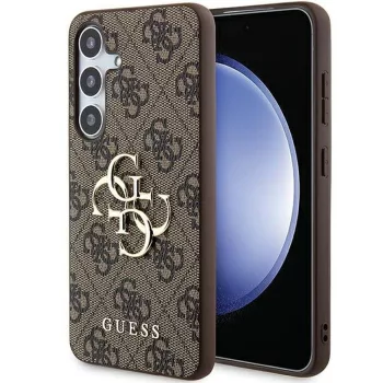   GUESS hátlap, tok Samsung Galaxy A55 GUHCSA554GMGBR (PU Big 4G Metal Logo), barna