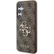 GUESS hátlap, tok Samsung Galaxy A55 GUHCSA554GMGBR (PU Big 4G Metal Logo), barna