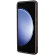 GUESS hátlap, tok Samsung Galaxy A55 GUHCSA554GMGBR (PU Big 4G Metal Logo), barna