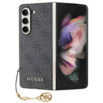  Guess GUHCZFD5GF4GGR F946 Samsung Galaxy Z Fold5 hátlap, tok 4G Charms Collection, szürke