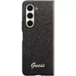 Guess Glitter Script hátlap, tok Samsung Galaxy Z Fold 5, fekete