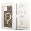 Guess GUHMN61H4STW iPhone 11 6.1" hátlap, tok 4G MagSafe, barna
