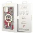 Guess GUHMN61HCFWSA iPhone 11/Xr 6.1" hátlap, tok Flower MagSafe, zöld