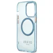 Guess Gold Outline Translucent MagSafe hátlap, tok iPhone 13 Pro/iPhone 13, kék