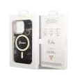 Guess iPhone 13 Pro Marble IML MagSafe (GUHMP13LHTMRSK) MagSafe hátlap, tok, fekete