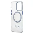 Guess GUHMP13LHTRMB Metal Outline MagSafe iPhone 13 Pro/13 6,1", tok, kék