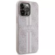 Guess GUHMP13LP4RPSP iPhone 13 Pro/13 6.1" hátlap, tok 4G Printed Stripes MagSafe, rózsaszín
